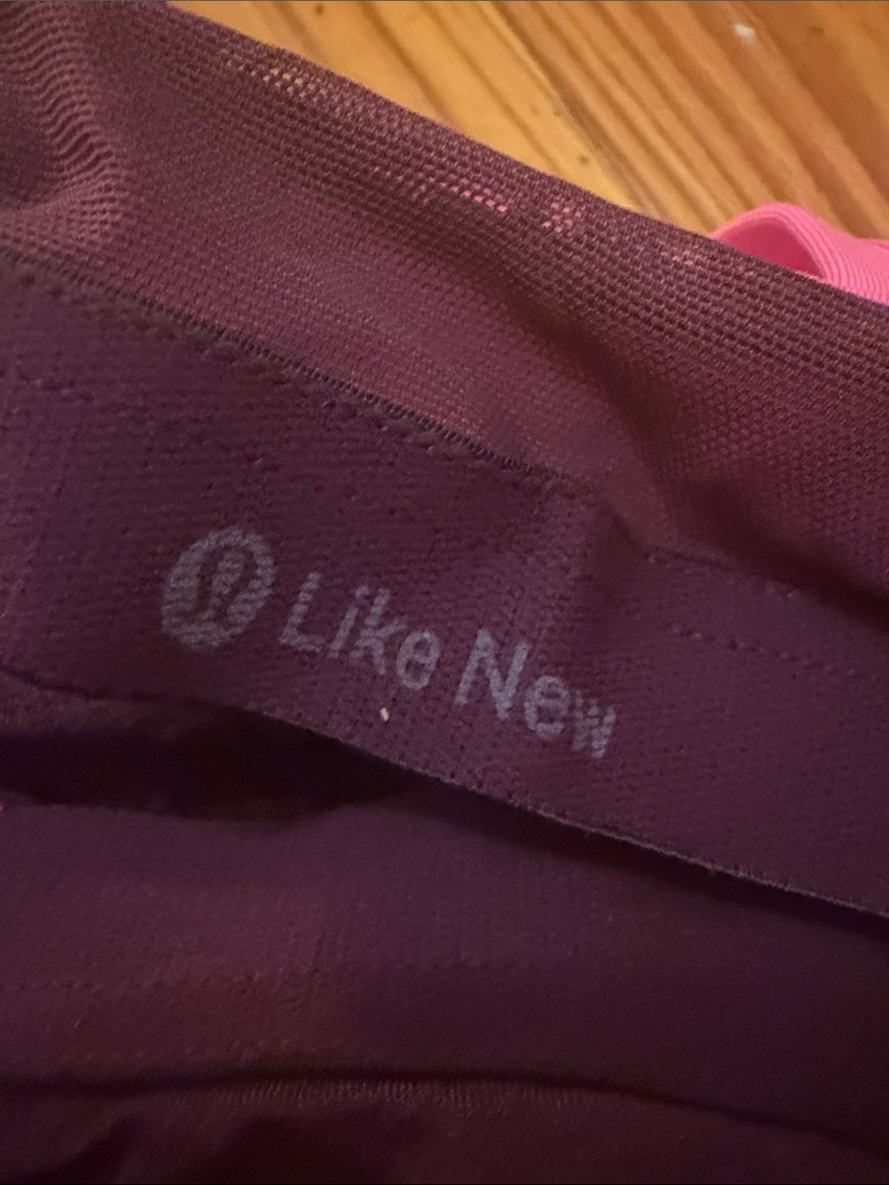 lululemon athletica Pink and Dark Purple Striped Tank - Picture 2 of 4